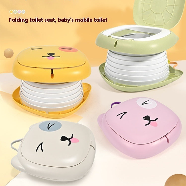 Cartoon Children's Foldable Mobile Toilet