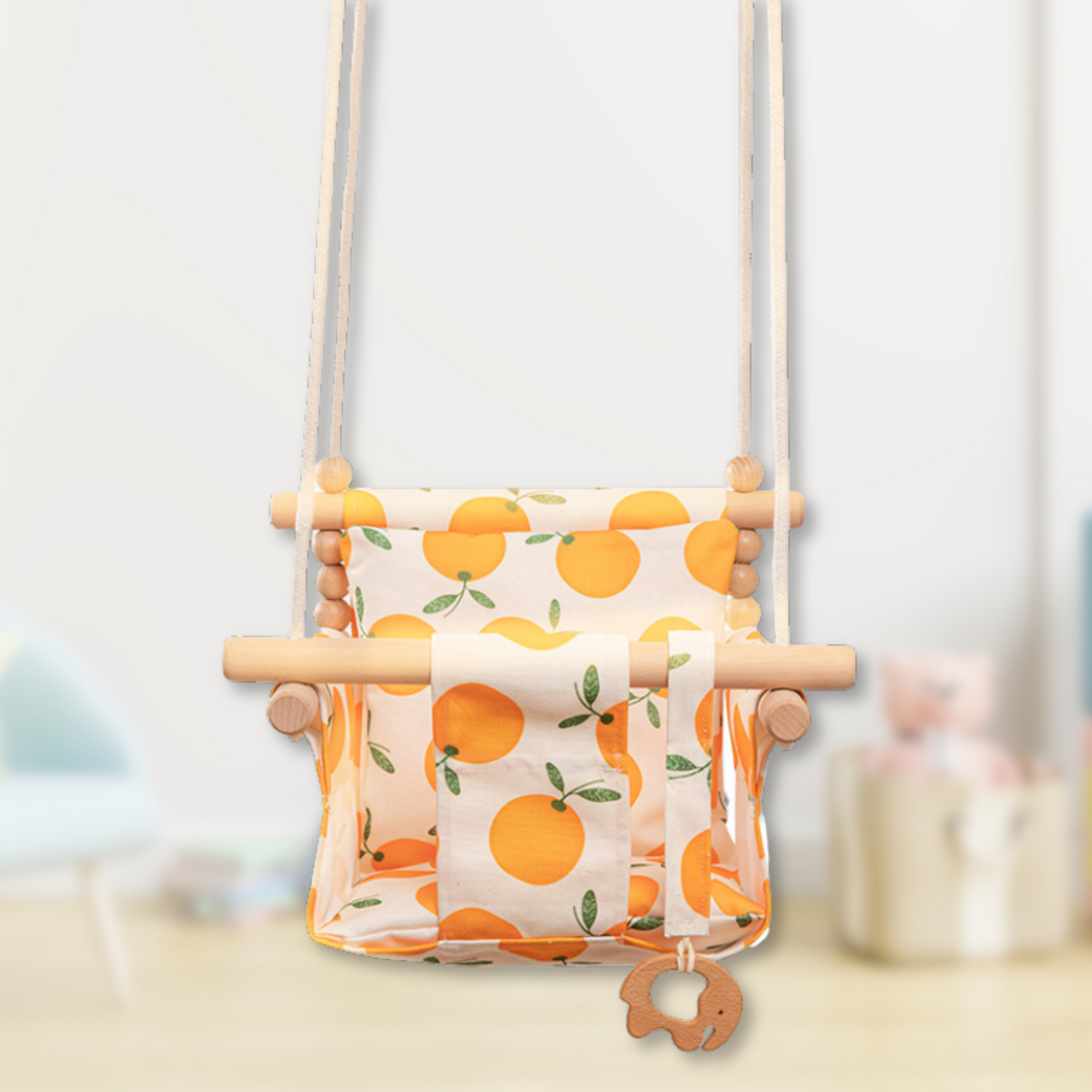 Cozy Nest Cotton Canvas Baby Swing