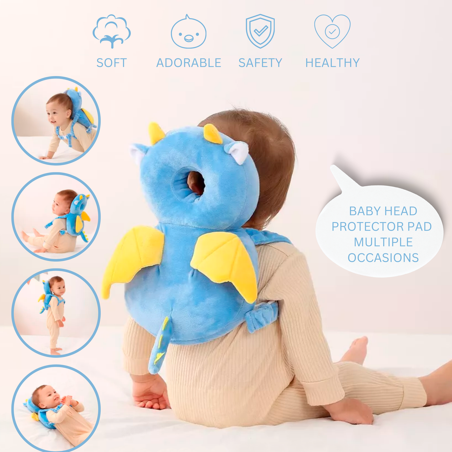 Cuddle Guard Baby Knee & Baby Head Protector Cushion