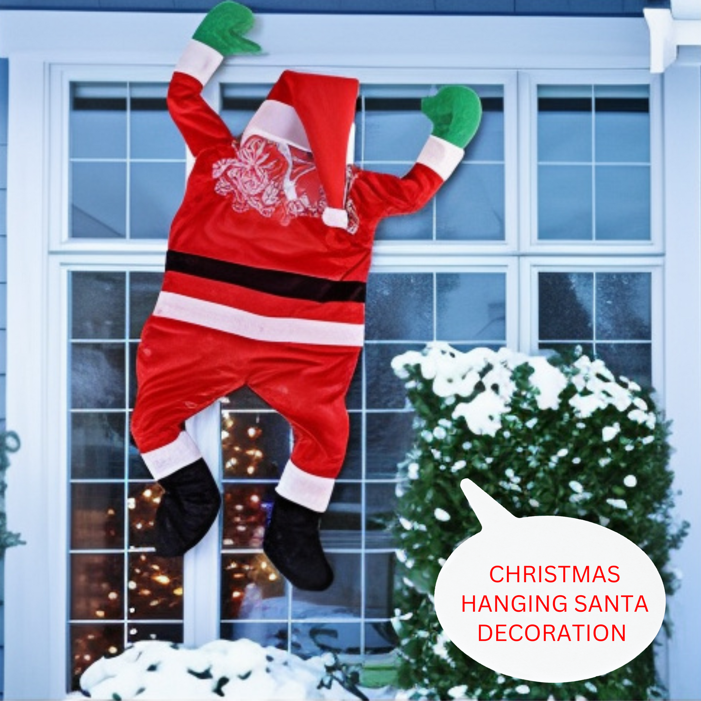 Jolly Climber Santa Decor