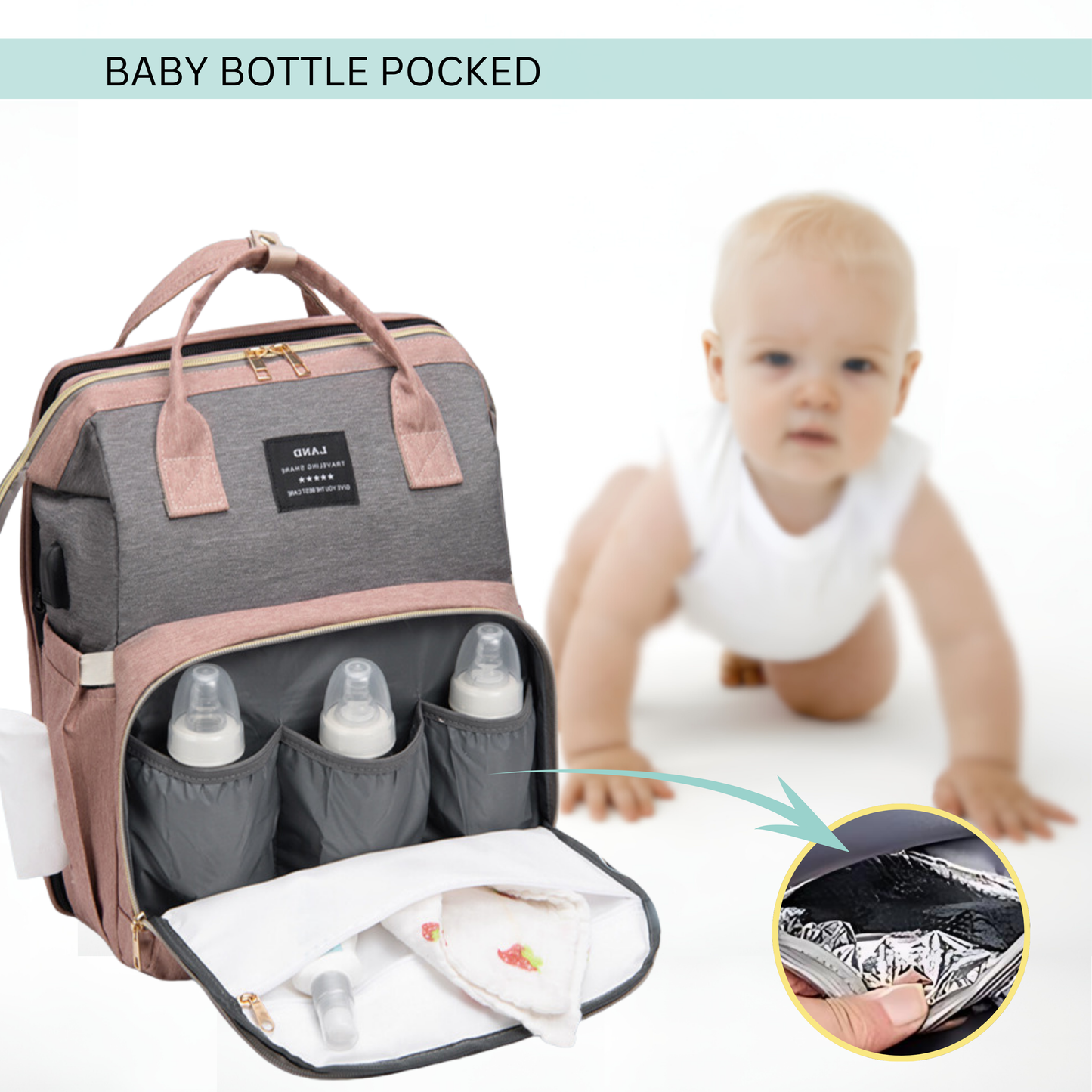 Mummy Baby Crib Backpack